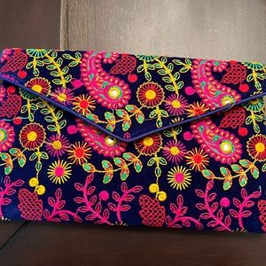 Handmade Indian Style Clutch Crossbody